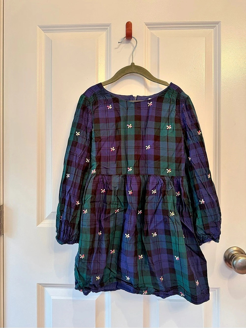 GAP x Sarah Jessica Parker Plaid Dress Girls Small